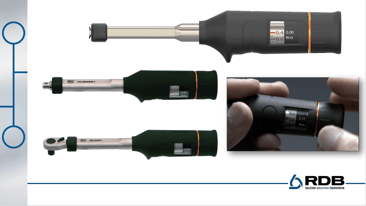 Chiavi dinamometriche a scatto regolabile QL+ e CL+